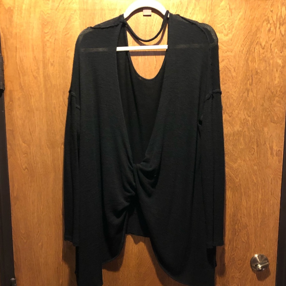 Chasing Your Shadow Backless Sweater
